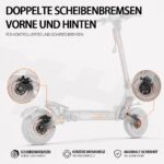 Kukirin G2 E-Scooter, Offroad, 55 km Reichweite, Elektroroller für Erwachsene – Bild 4