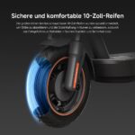 Xiaomi 5 Max E-Scooter, Straßenzulassung, bis 60 km, 10 Zoll, Federung vorn & hinten, App – Bild 3