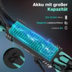 HITWAY H11 E-Scooter, Straßenzulassung, Dualantrieb, 52V 23,4Ah, bis 130 km, App, NFC, 10 Zoll – Bild 4