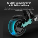 HITWAY H11 E-Scooter, Straßenzulassung, Dualantrieb, 52V 23,4Ah, bis 130 km, App, NFC, 10 Zoll – Bild 7