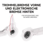 Segway-Ninebot E3 D E-Scooter, Straßenzulassung, bis 45 km, 800W, Federung vorn & hinten, 10 Zoll – Bild 4