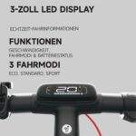 Segway-Ninebot E3 D E-Scooter, Straßenzulassung, bis 45 km, 800W, Federung vorn & hinten, 10 Zoll – Bild 9