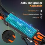 HITWAY H11 E-Scooter, Straßenzulassung, Dualantrieb, 52V 23,4Ah, bis 130 km, App, NFC, 10 Zoll – Bild 4