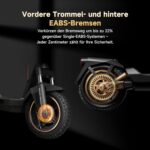NAVEE GT3 Max E-Scooter, Straßenzulassung, TÜV, bis 75 km Reichweite, Doppelfederung – Bild 7