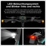 HITWAY H11 E-Scooter, Straßenzulassung, Dualantrieb, 52V 23,4Ah, bis 130 km, App, NFC, 10 Zoll – Bild 8