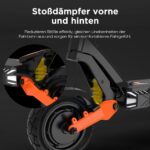 HITWAY H11 E-Scooter, Straßenzulassung, Dualantrieb, 52V 23,4Ah, bis 130 km, App, NFC, 10 Zoll – Bild 11