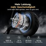 NAVEE GT3 Max E-Scooter, Straßenzulassung, TÜV, bis 75 km Reichweite, Doppelfederung – Bild 9