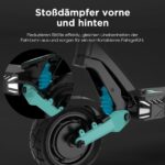 HITWAY H11 E-Scooter, Straßenzulassung, Dualantrieb, 52V 23,4Ah, bis 130 km, App, NFC, 10 Zoll – Bild 11