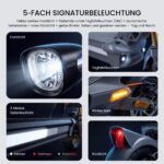 LAELIN RZ800 E-Scooter, Straßenzulassung, Fingerabdrucksensor – Bild 8