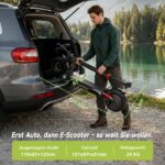 E-Scooter mit Straßenzulassung, 10 Zoll, 12,5Ah, bis 70 km Reichweite, Dualbremse, Doppelfederung – Bild 8
