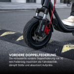 Segway-Ninebot F2 Pro D II E-Scooter, Straßenzulassung, bis 65 km, Doppelfederung, LED-Display – Bild 4
